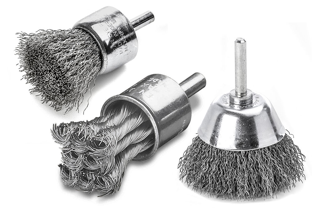 shank-brushes, wire-brushes